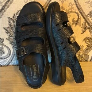 Propet Leather Walking Sandals